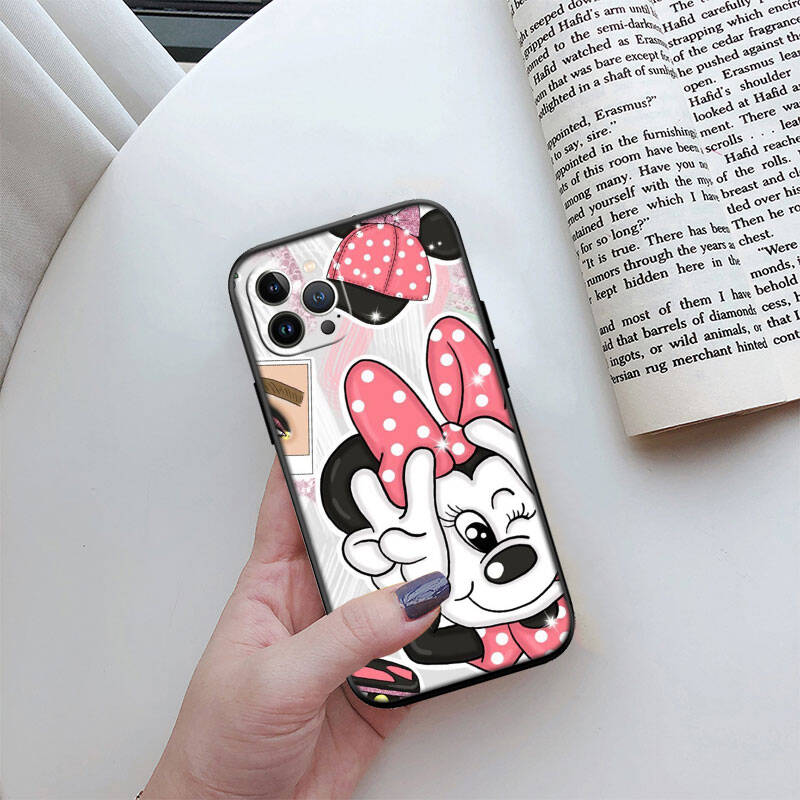 RT17 Min-nie Mouse Phone Shell Case for Redmi Note 8 9 10 11 11S 10C 10X 10A 10T 9A 9C 9T 9S 8T Pro Max Plus Prime