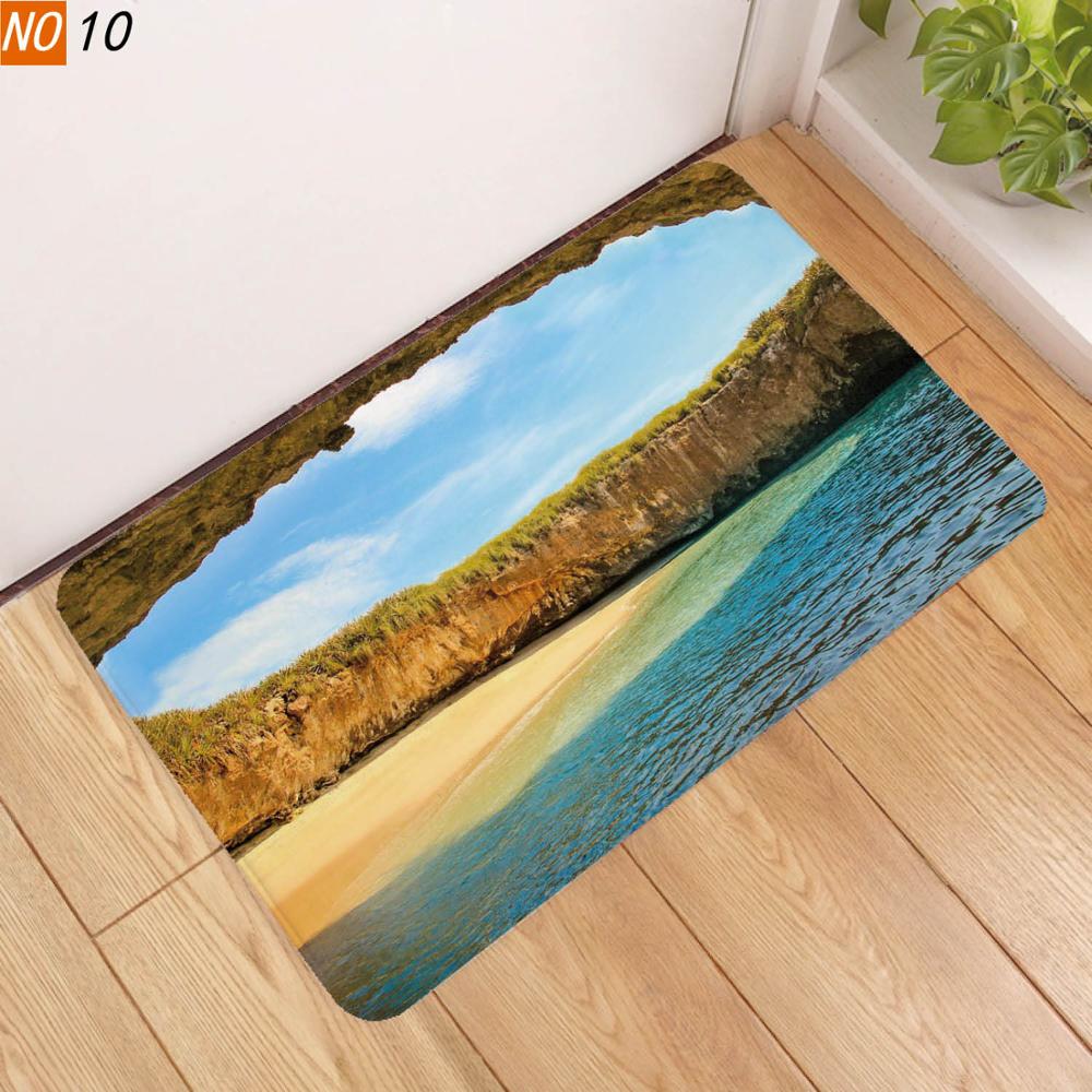 Buy 1PC 40x60cm Black Hole Printed Doormat Door Mat Entrance Rug Home