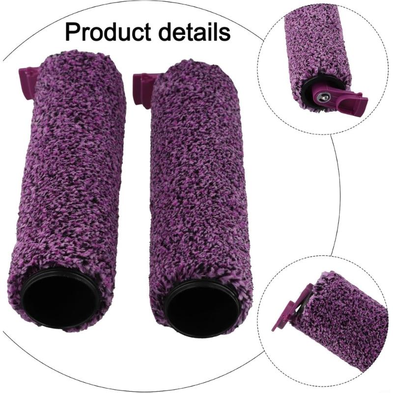 2Pieces Replacement Main Brush Roll for SD200 SD201 Models Heavy Duty Construction Deep Cleaning on Hardwood and Carpets