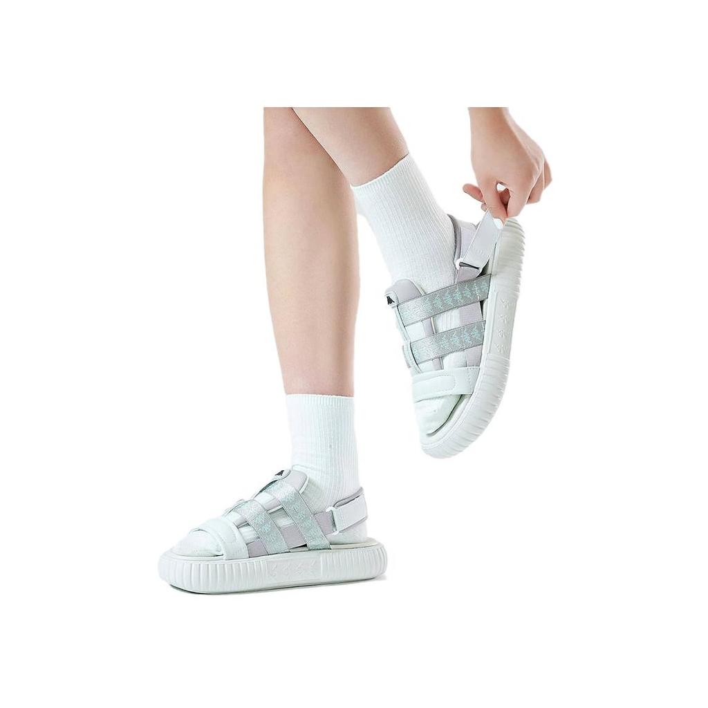 Kappa Back-To-Back Color Block Trendy Retro Outdoor Lightweight Comfortable Non-Slip Casual Fashion Sports Sandals Unisex sandals Gray K0DX5LL04D-124