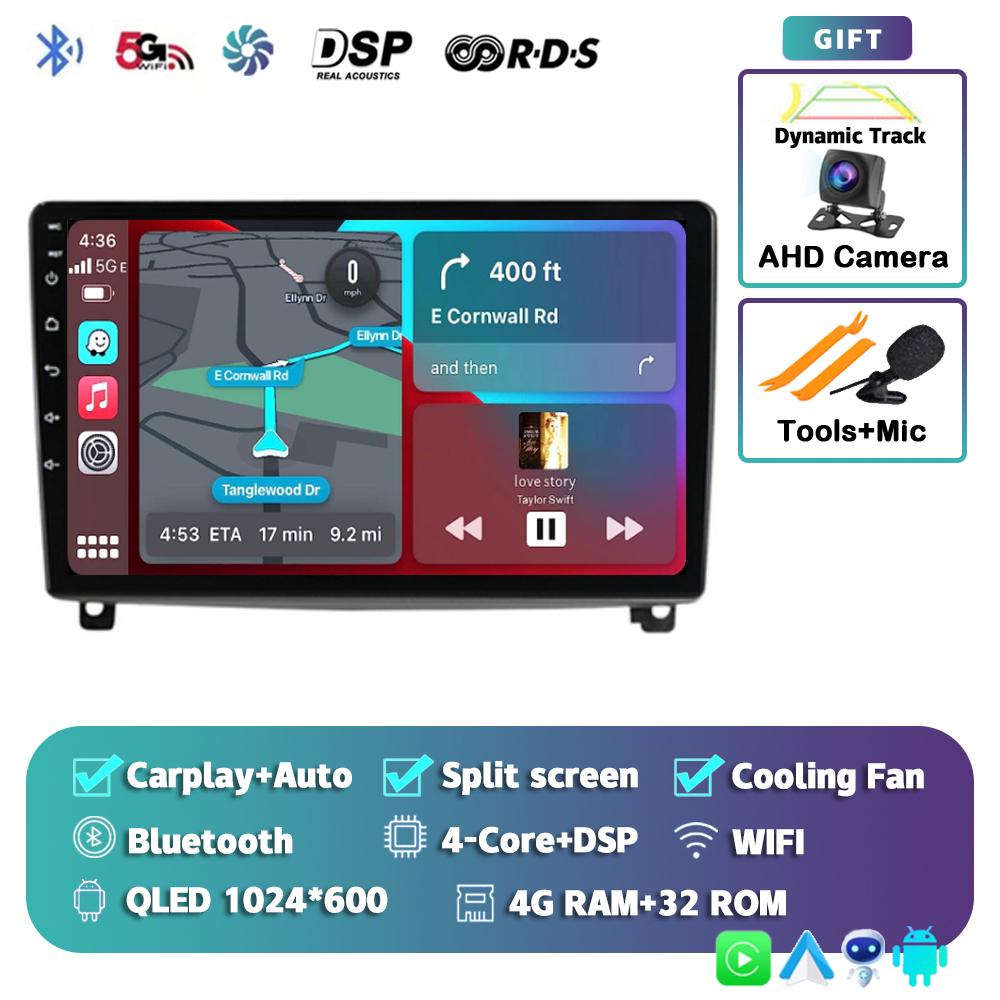 Android 14 Carplay Auto For Peugeot 407 1 2004-2011 Car Radio Multimedia Video Player Monitor Navigation GPS Autoradio Stereo BT