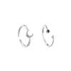 925 Sterling Silver Adjustable Star Moon Ring: Creative, Fresh, Cool Style for Women and Best Friends
