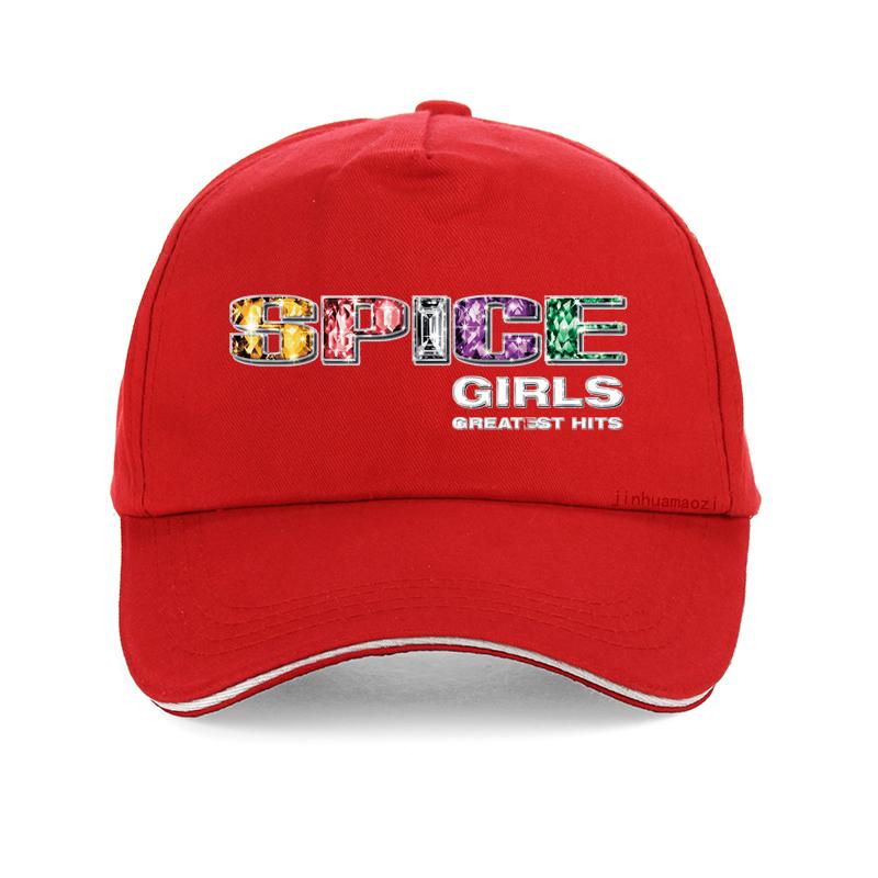

Spice Girls hat Black Rock Tour Retro Vintage Girl Power Unisex Baseball Cap Summer Cotton Hip Hop visor Snapback hats Adjustable