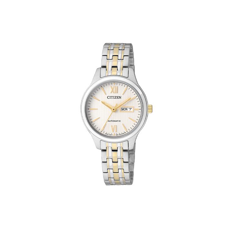 Citizen 50m Water Resistant Automatic Mechanical Movement Stainless Steel Strap Watch Women's Watch PD7134-51A