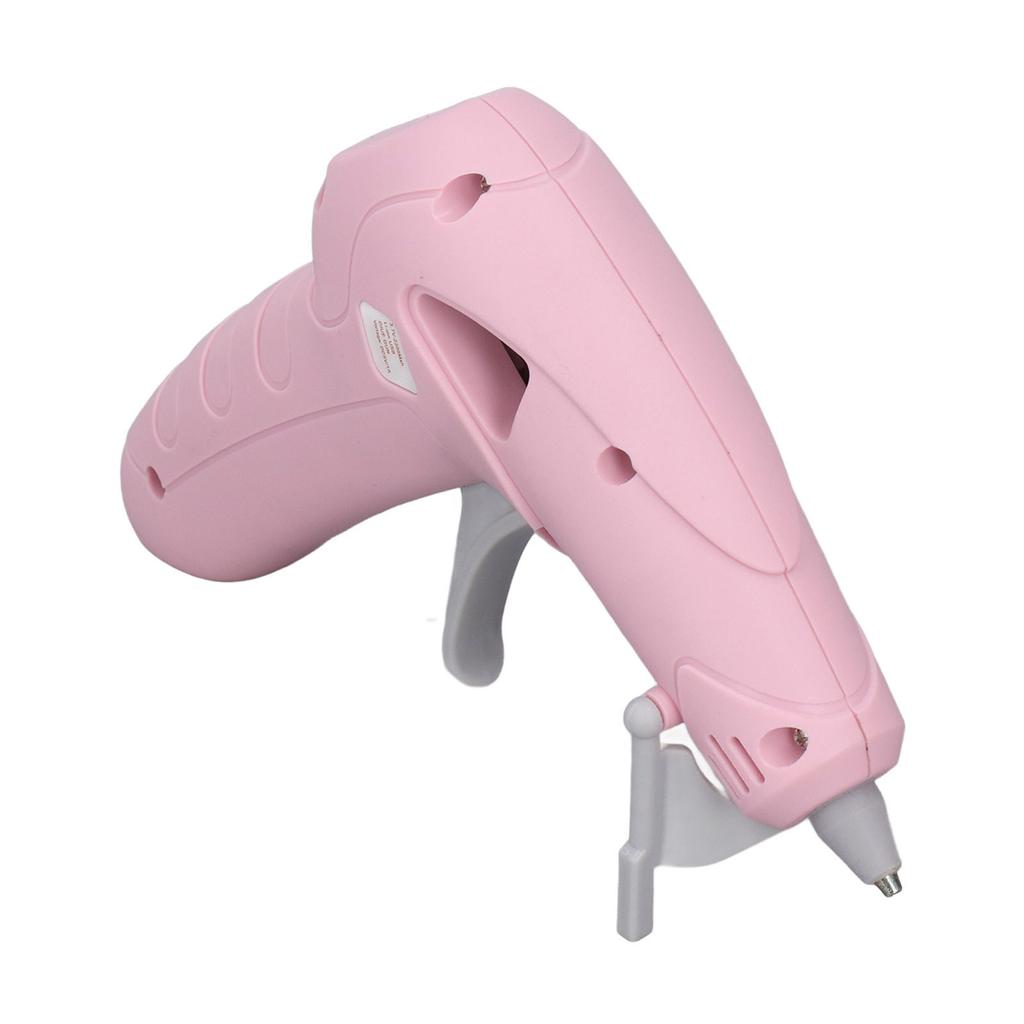 Cordless Glue Gun Rechargeable Handcraft Anti Scald Mouth Electric Glue Gun with 30 Glue Stick for