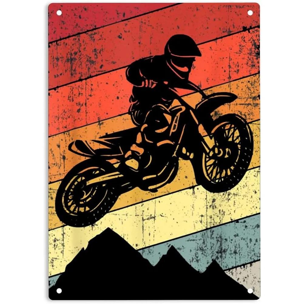 Cars Racing Metal Tin Signs Vintage Senna Mille Miglia Le Mans 1966 Auto Wall Art Posters for Man Cave Cafe Bars Pubs Decorat