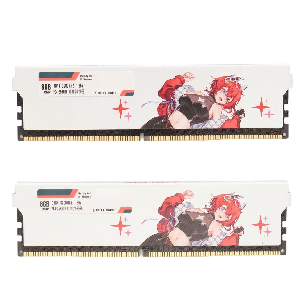 DDR4 XMP2.0 3200MHz PC4 25600U CL16 20 20 38 Desktop Memory Module for Intel Gaming PC Memory Module 16GB(2x8GB)