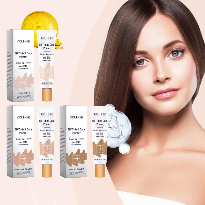 Eelhoe BB Cream Fondotinta Primer Viso Correttore Per Acne Pori Imperfezioni Copertura Idratante Protezione Solare Illuminante Tono della Pelle