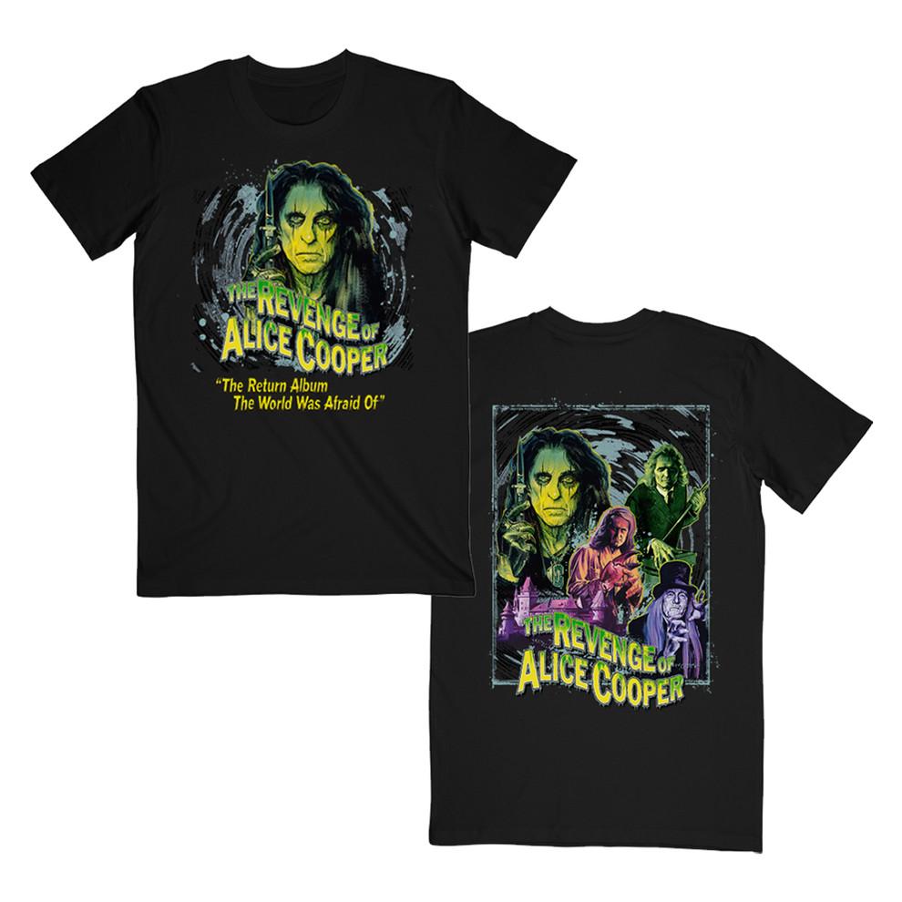 Alice Cooper Revenge Has A Face T-shirt Unisex Heavy Cotton All Size Unisex T-Shirt XL