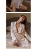 Women's Chiffon Boyfriend Style Lingerie: Sexy Nightdress with Easy Removal Feature