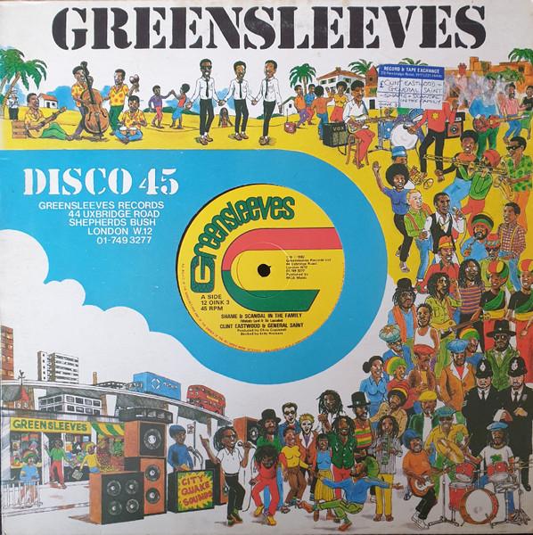 

12inch Record CLINT EASTWOOD GENERAL SAINT Shame Scandal In The Family 12OINK3 Greensleeves Re 1982 UK Reggae Ska Dub Used