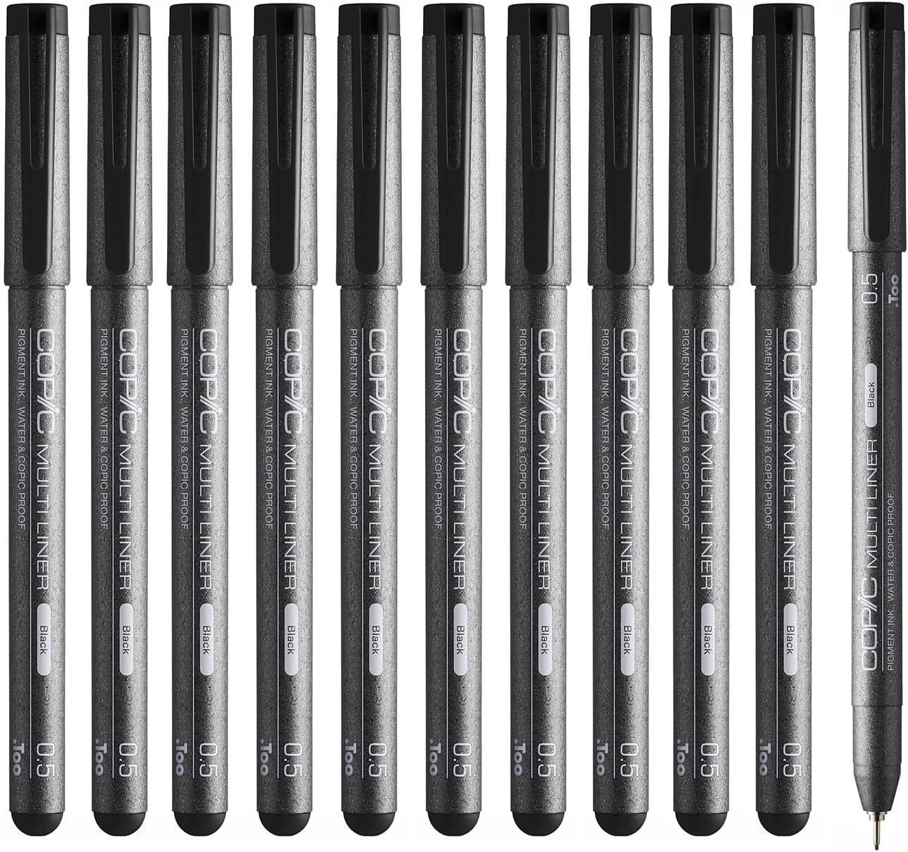 

Too Copic Multiliner Black of 0.5mm (Pack 12) чёрный