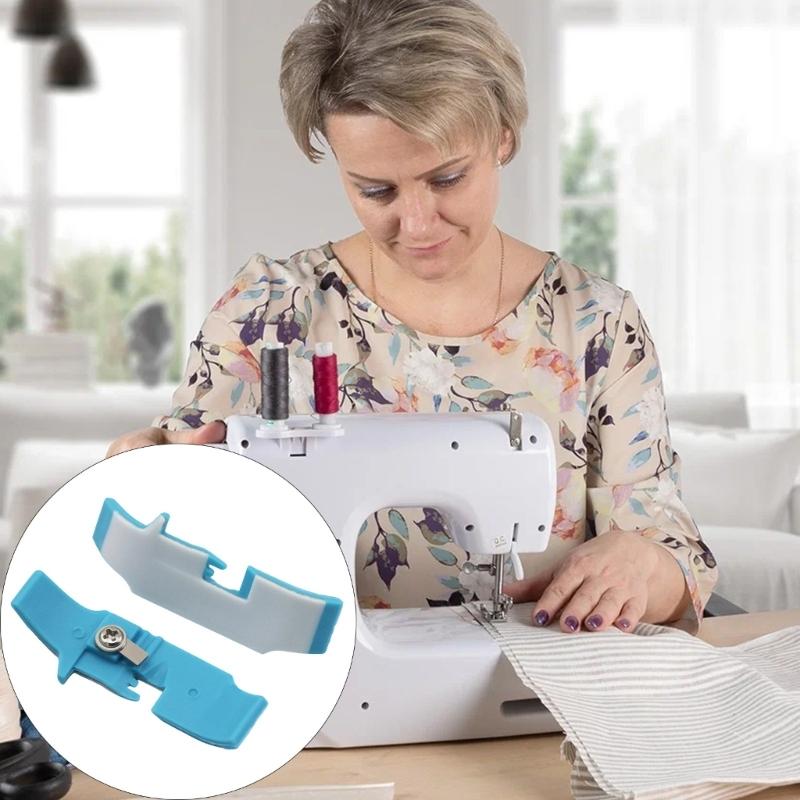 Expert Level Sewing Presser Foot Extended Area Plastic Construction Ideal for Multiple Layer Cloth Handling
