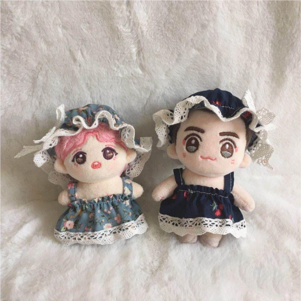 

Sleep Wear Fashion Dresses Cotton Material Sleep Wear Pajamas Jumpsuits Pants 10cm Cotton Dolls 3