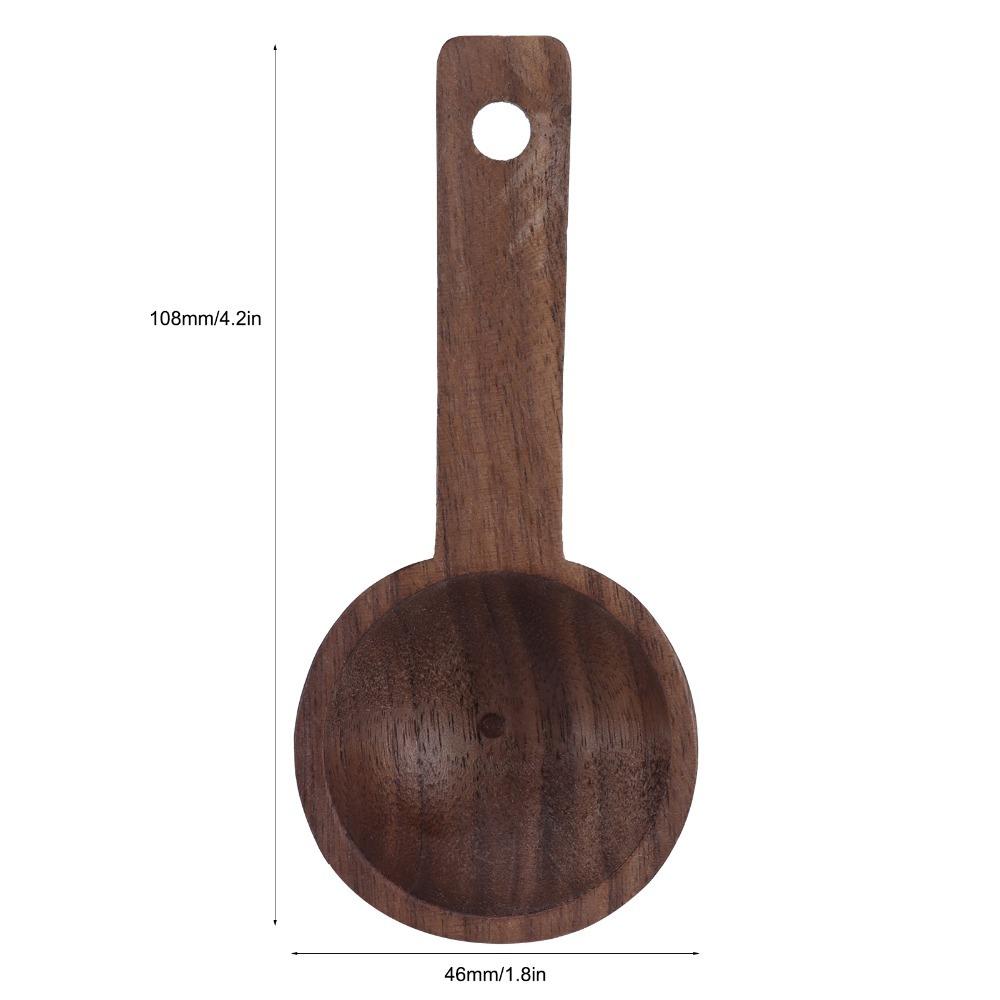Wooden Measuring Spoon Elegant Walnut Teaspoon Coffee Accessories Wooden Spoon  Coffee Brewing