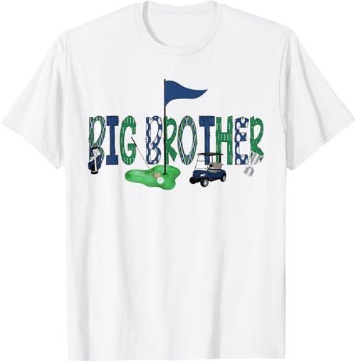 Big Brother Of The Birthday Boy Hole in One Golf Matching T-Shirt XXXL