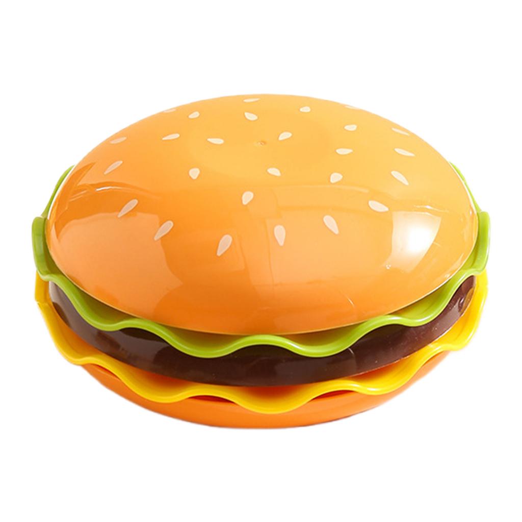 Space-Saving Mini Plates for BBQ Parties & Events Cute Hamburger Style Dessert Plates for Snacks Desserts and Sushi Dip