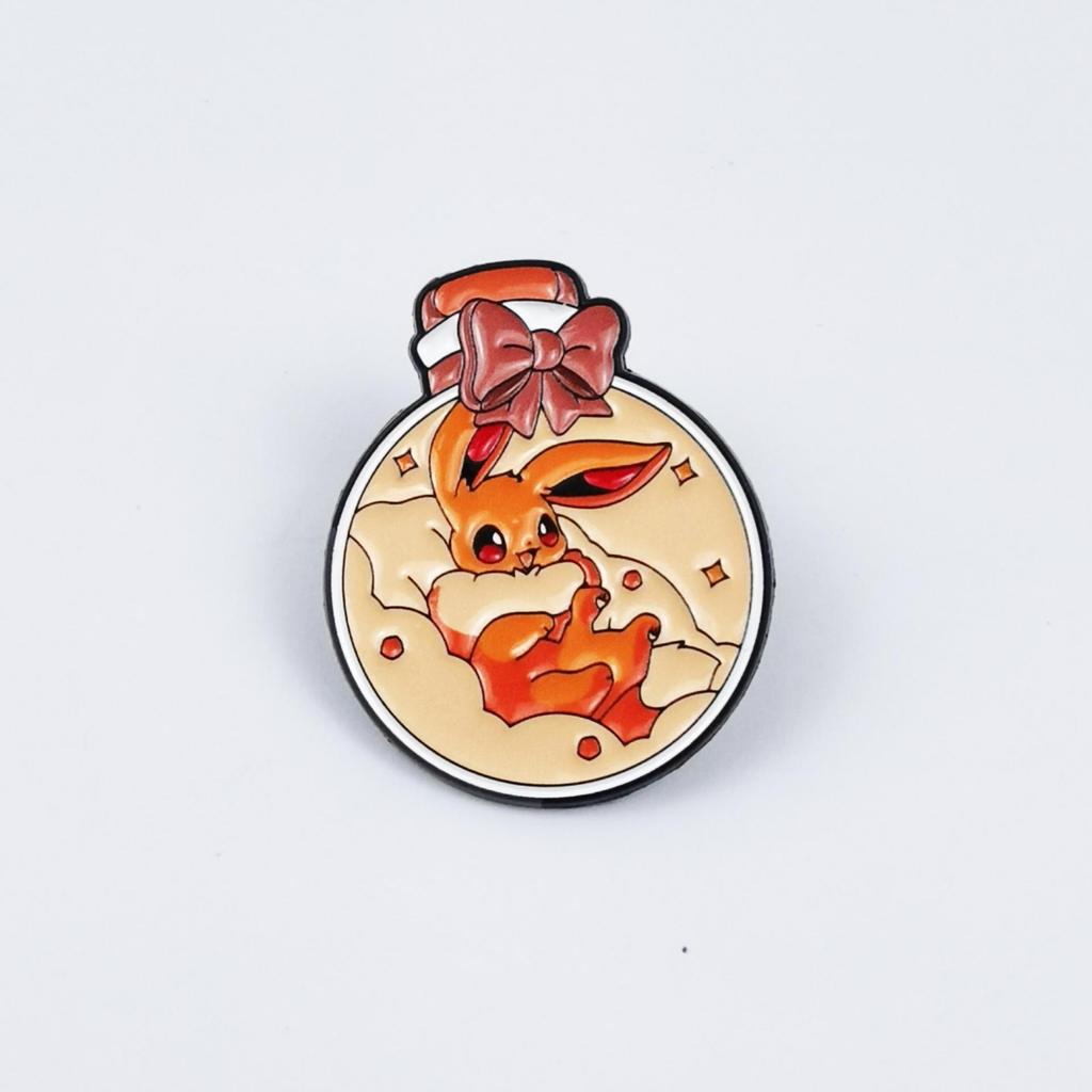 Magical Baby Elf Bottle-Shaped Cartoon Brooch - Creative Anime Metal Badge