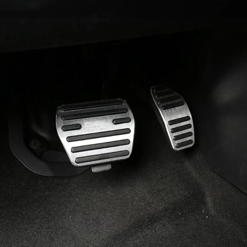 My Good Car Interior Aluminum Alloy Free Punch Brake Pedal Accelerator Pedal for 2017 2018 Renault Koleos Auto Parts