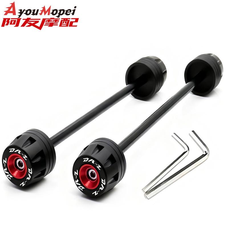 Aluminum Crash Pad Protector Balls Suzuki DRZ400SM DRZ400S DRZ400SE Front Rear Wheel Guard Accessories