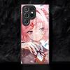 Cartoon Character Natsuki Phone Case For Samsung S26 S25 Edge Ultra 24 23 22 21 Ultra Plus Fe A55 56 15 4G 5GGlass Cover