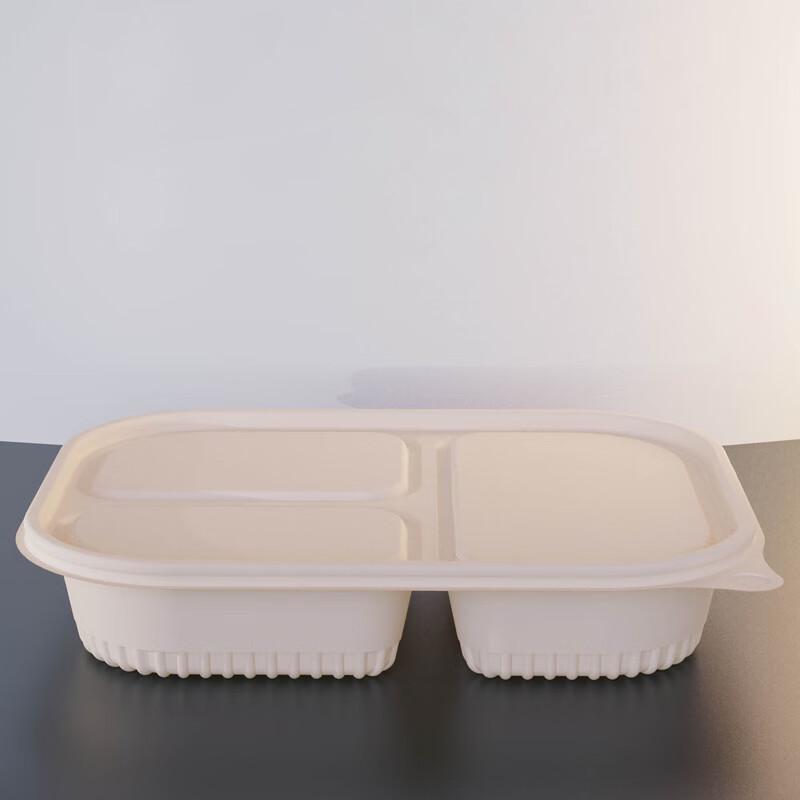 

Biodegradable 3-Compartment Corn Starch Lunch Box