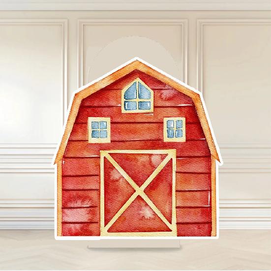 40cm/60cm/90cm Watercolor Farm Animal Cutouts KT