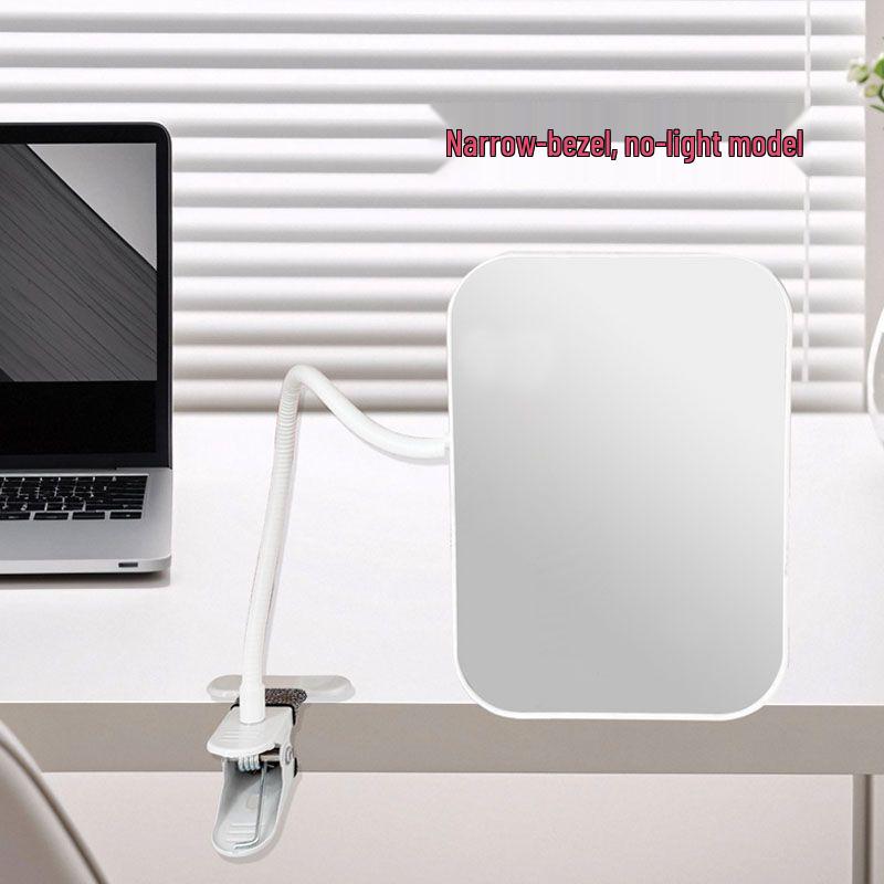 

Portable HD Makeup Mirror with Adjustable Fill Light and Charging, Ideal for Dormitory and Desktop Use