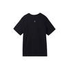 Jordan Logo Print Round Neck Short Sleeve T-Shirt Men Tops Black DQ7367-010