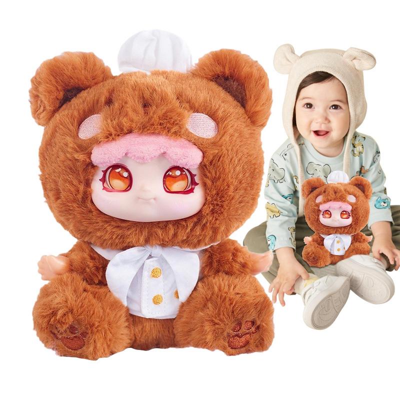 Anime Stuffed Doll Decorate 7.87inch Zoo Themed Anime Cartoon Plush Doll Hugging Pillow Periphery Stuffed Toys For Collection