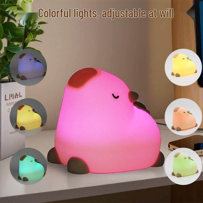 

High-End Capybara & Guinea Pig Wireless Night Light for Kids & Students Pat Light