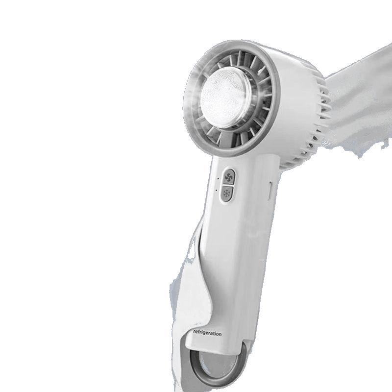2025 Handheld Ice Cooling Fan: Multi-functional, Rechargeable, Powerful Wind, Semiconductor Technology - New Big Hit
