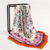 90 * 90cm New Silk Scarf Women'S Spring And Summer Decorative Scarf Sunscreen Travel Shawl Autumn And Winter Scarf Thin Edition
