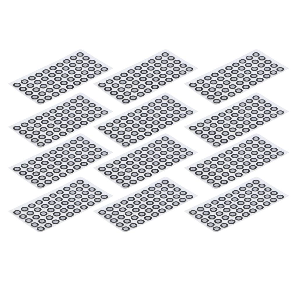 12 Sheet 3D Scanning Marker Reflective 6mm ID 10mm Outer Diameter 3D Tracking Dot for Reverse Engineering Quality