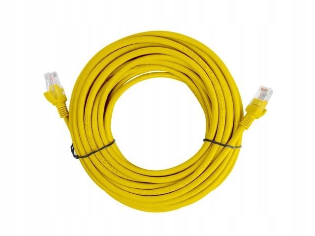 Patchcord Lanberg UTP Kat.5e 5m Żółty
