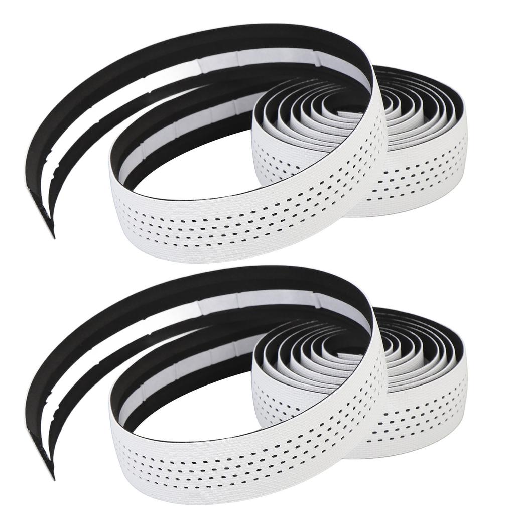 2pcs Road Cycle Handlebar Tapes Silicone Cycling Handle Wraps Anti Slip Sweat Absorbent for