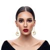 Bohemian Star & Moon Long Earrings for Weddings