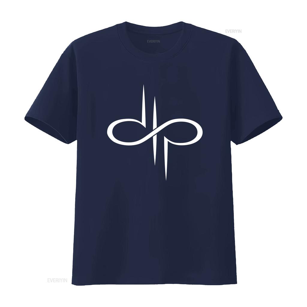 DTP Infinity Symbol T Shirt for Men and Women Available In Sizes S XXL Colors Black White Devin Townsend Project Vintage Soft