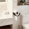 Creative Wall Mounted Waterproof Black Toilet Paper Holder Easy Install For Bathroom Decor