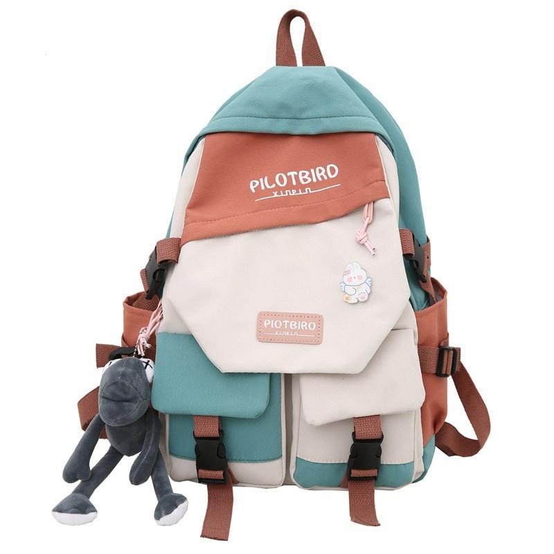 Original Design College Student Backpack With Unique Style For High School And Middle School Students Black