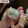 150ml Hand-painted Orchid Jianshui Tea Wash Bowl Tea Dust Cylinder Barrel Tea Residue Barrel Household Chaxi For Tea Decoration
