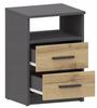 Nightstand 2So Antracy-Wotan Nightstand Drawers Chest Of Drawers Ufc Shelf