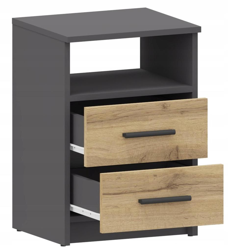 Nightstand 2So Antracy-Wotan Nightstand Drawers Chest Of Drawers Ufc Shelf