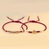 Symbolisches rotes Seil Armband Rotes Band Glücksarmbänder Einzigartiges Armband Geeignet für Vermögensaufbau und Segen