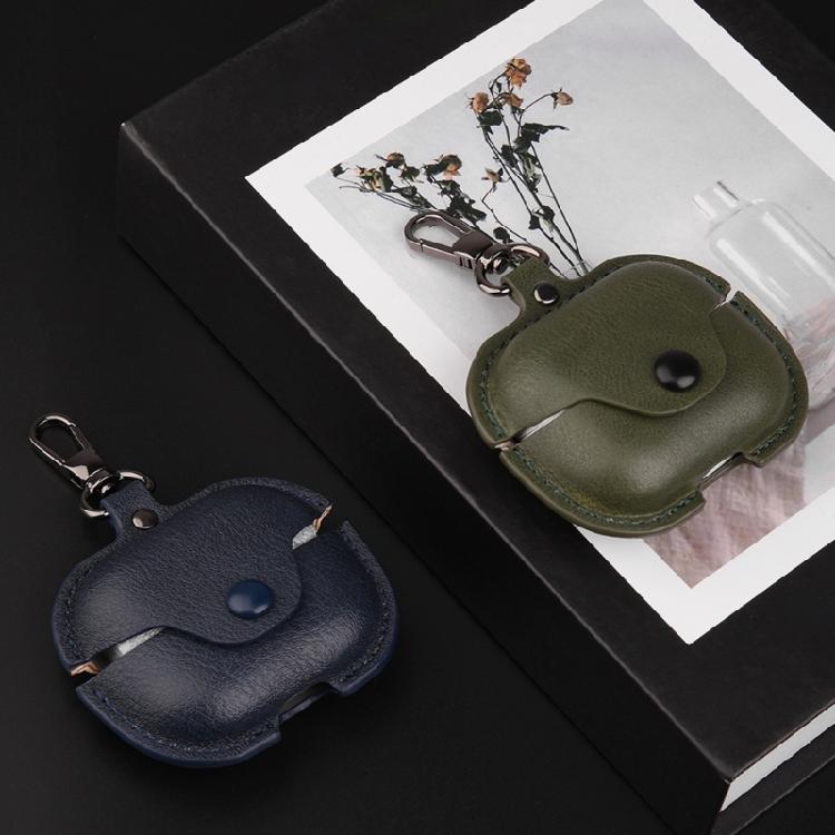 Stilvolle Leder-Kopfhörerhülle Schutzhülle für Ohrhörer Tragbarer Ohrhörerschutz Einfache Installationen für Earbud Buds 3/3