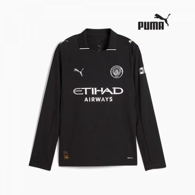 Kids Manchester City Away Long Sleeve Replica Jersey 780354