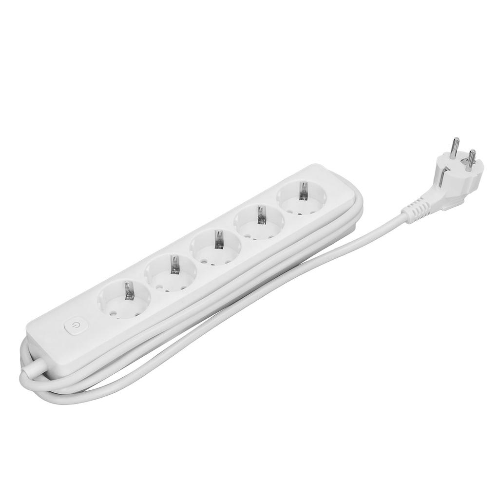 Outdoor Power Strip Multiple Socket Electrical Extension Cable Protective Contact Plug 10A 2200W