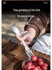 Titanium Multi-functional Camping Cutlery: Knife, Fork, Spoon Combo – Lightweight and Portable for Outdoor Adventures