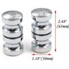 Back-to-Back Shower Screen Handle Double Side Shower Glass Door Knob  Home