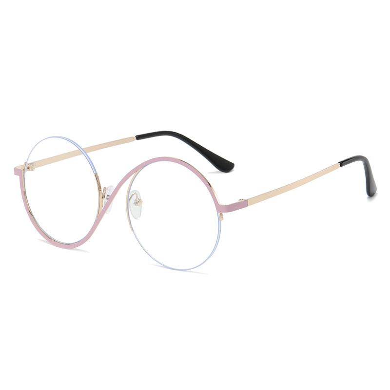 

Latest Half Spectacle Frame Frame Durable Metal Metal Frame Circular Sun Glasses Glasses Man Trendy Sun Eyeglasses Womens Luxury Designer Style W139780WW-As shown in the figu